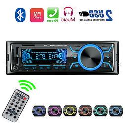 1 Din Bluetooth Lecteur Mp3 Stéréo 2usb / Tf / Fm Non Cd 7